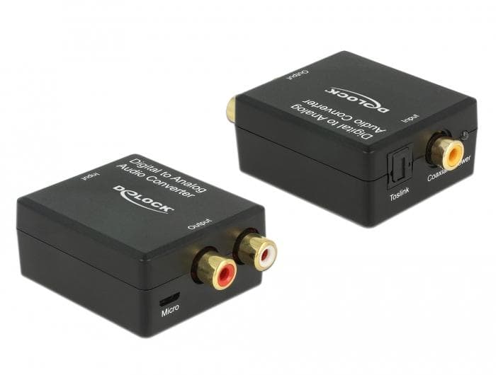 DELOCK - Digital til analog audioomformer