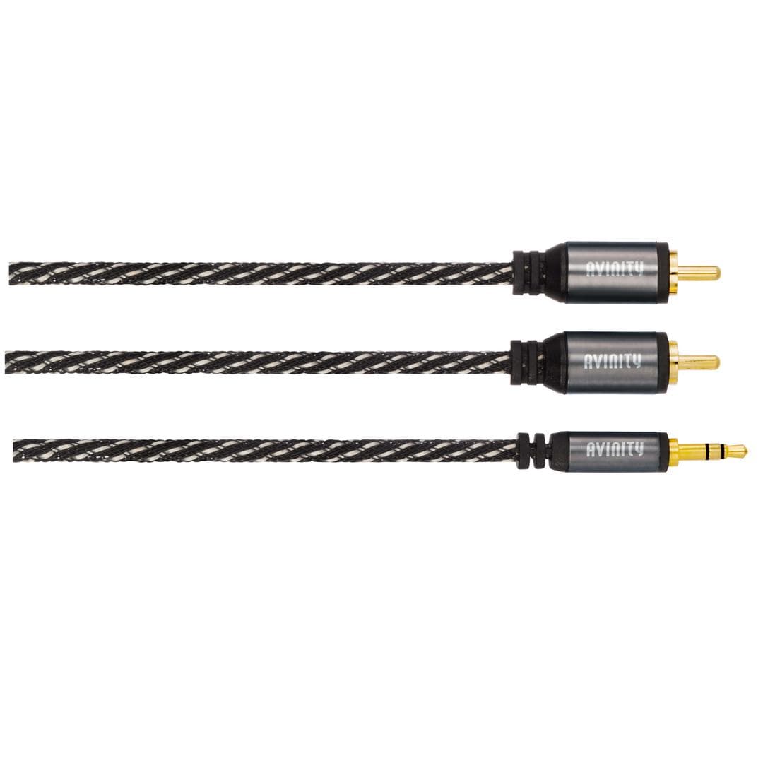 AVINITY - Kabel 2xRCA-3,5mm 0.5 m Klasse 5