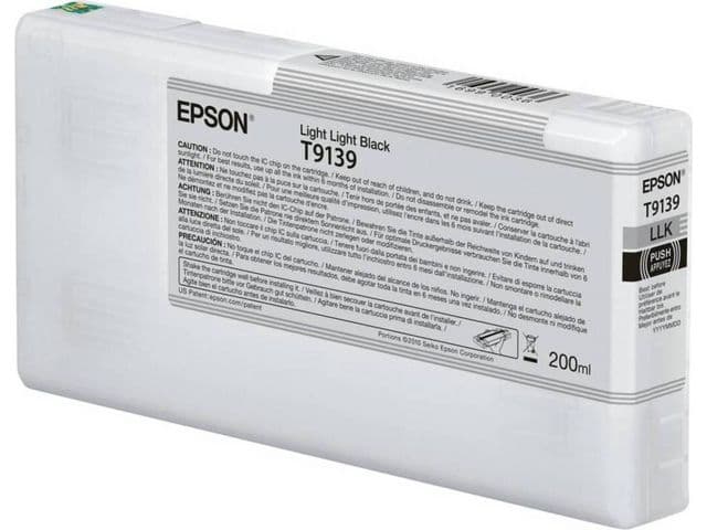 EPSON - Ink/T9139 UltraChrome HDR 200ml LLBK