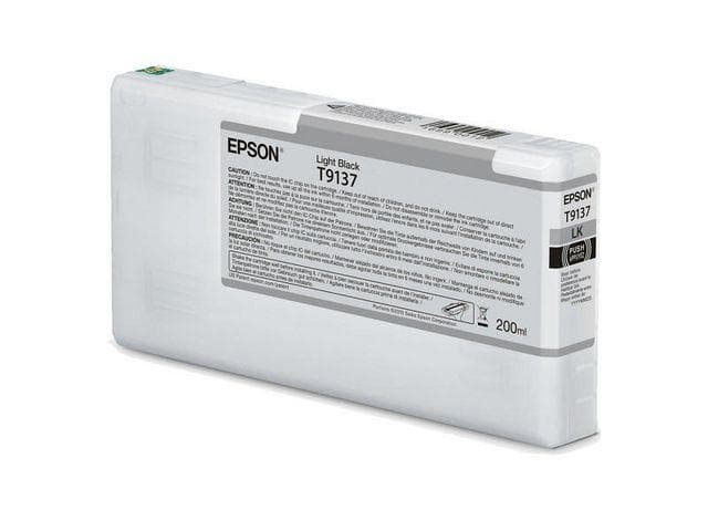 EPSON - Ink/T9137 UltraChrome HDR 200ml LBK