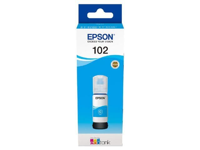 EPSON - 102 EcoTank Cyan ink bottle