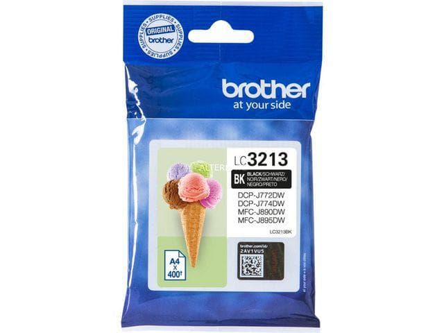BROTHER - Ink LC-3213BK Black