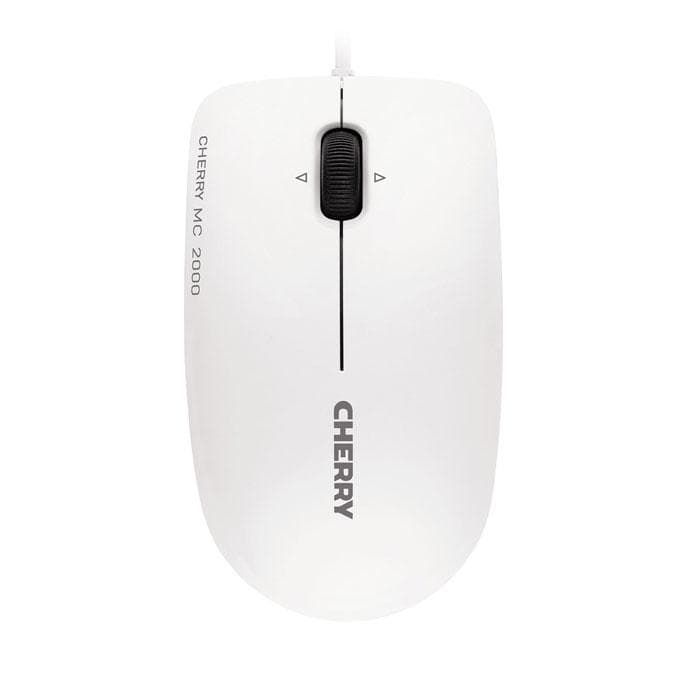 CHERRY - MC 1000 CORDED MOUSE PALE GREY GREY PERP