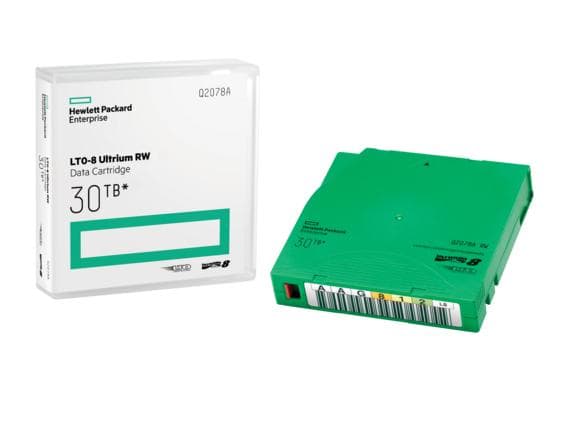 Hewlett Packard Enterprise - LTO-8 30TB RW Data Cartridge