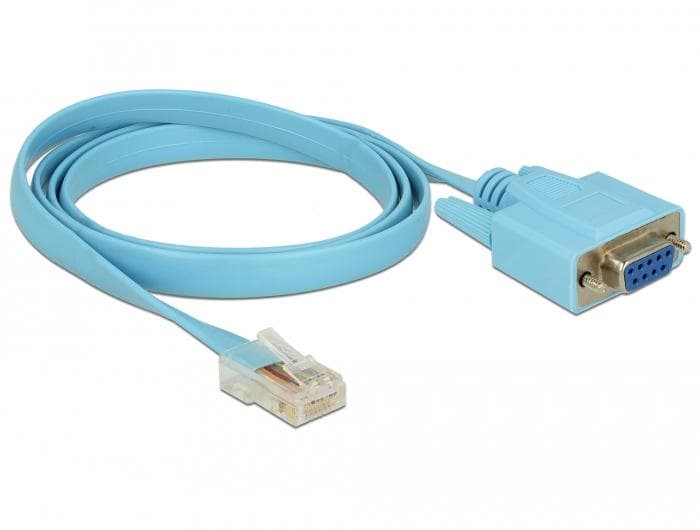 DELOCK - 63341 serial cable Blue 1 m