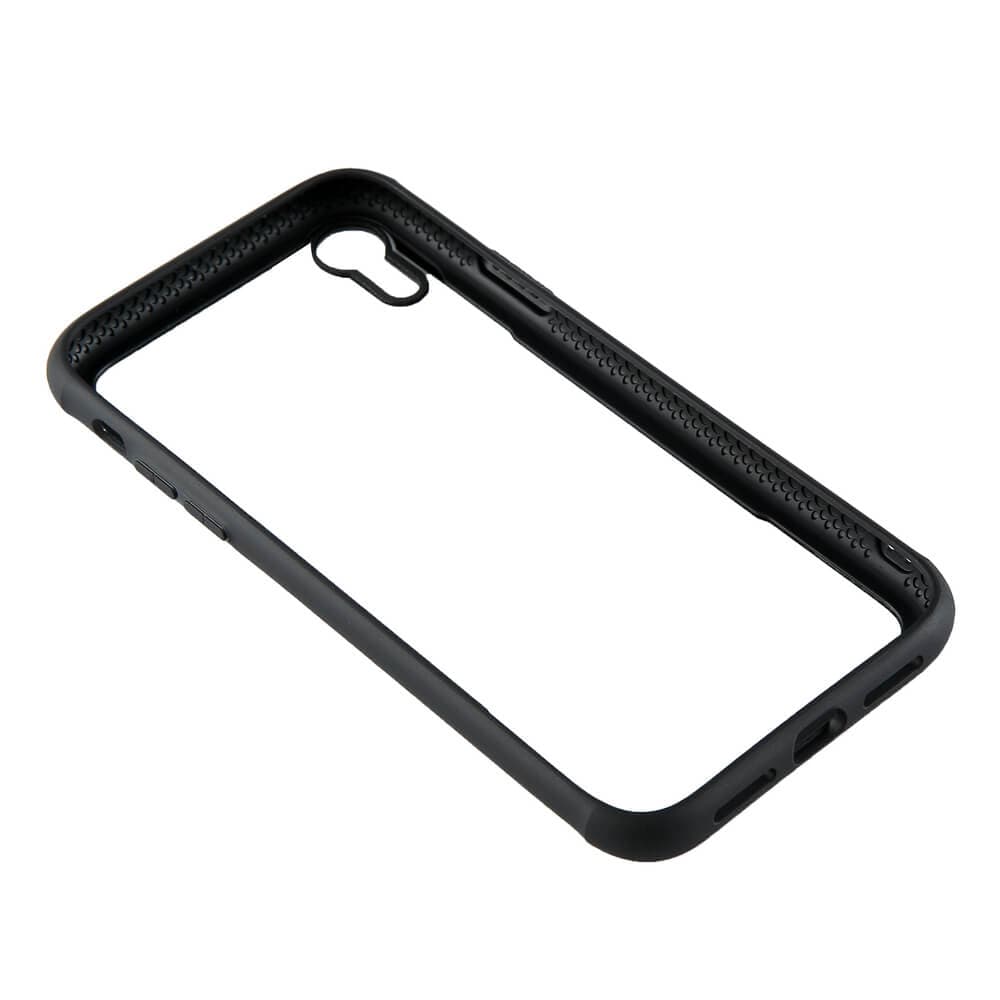 GEAR - Mobildeksel med Temperert Glass Svart iPhoneXR 6,1"