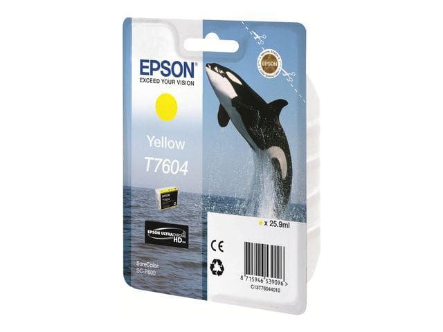 EPSON - Ink Cart/T7604 Yellow