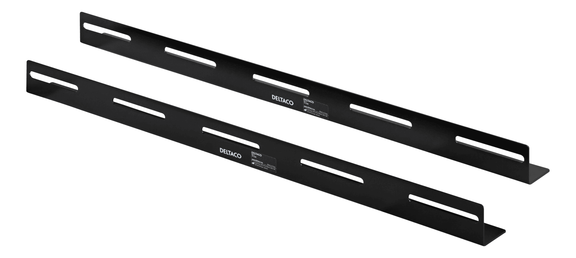 DELTACO - TOTEN 19-LS68 Kit for rack with track Black