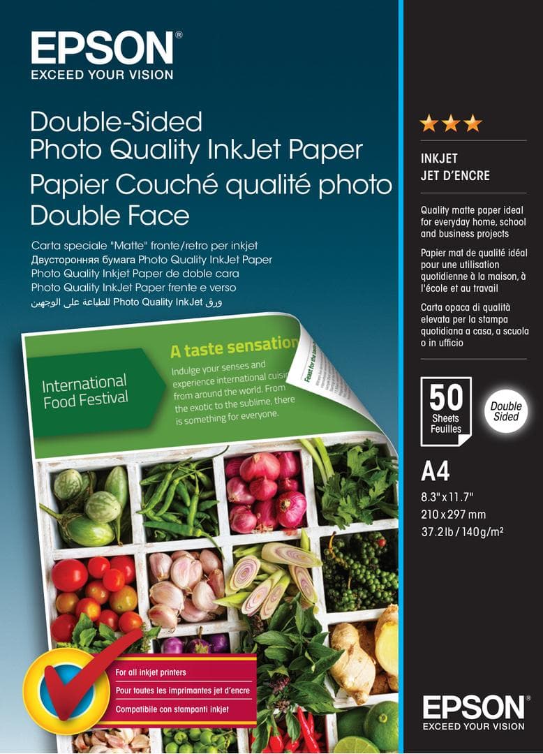 EPSON - Paper/Double-Sided Photo A4 20sh 120gm2