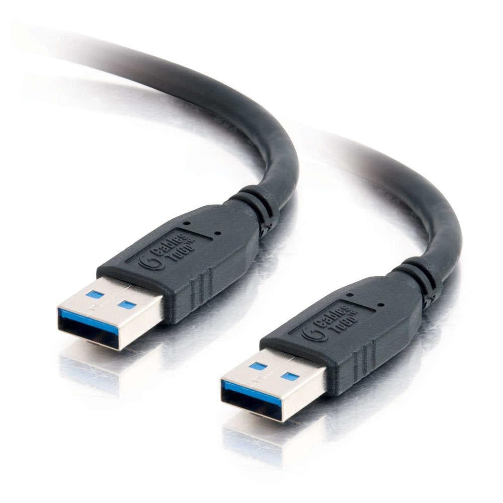 C2G - Cbl/2m USB 3.0 AM-AM Black