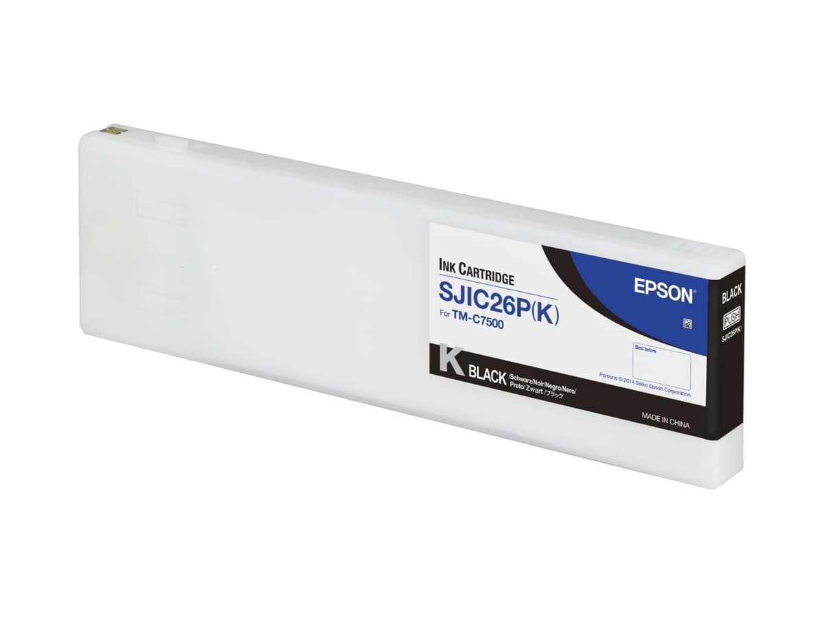 EPSON - SJIC26P(K) INK CARTRIDGE BLACK COLORWORKS C7500 SUPL