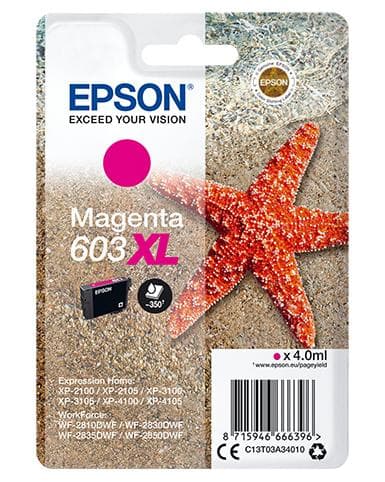 EPSON - Singlepack Magenta 603XL Ink