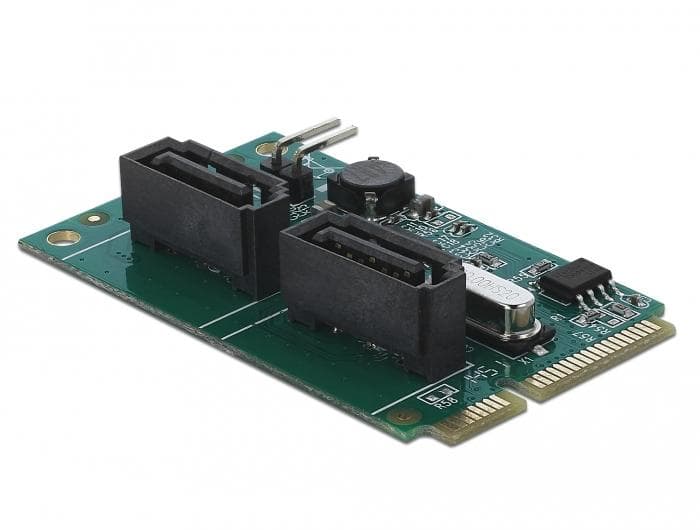 DELOCK - Mini PCIe Converter to 2 x SATA with RAID