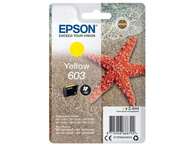EPSON - Singlepack Yellow 603 Ink