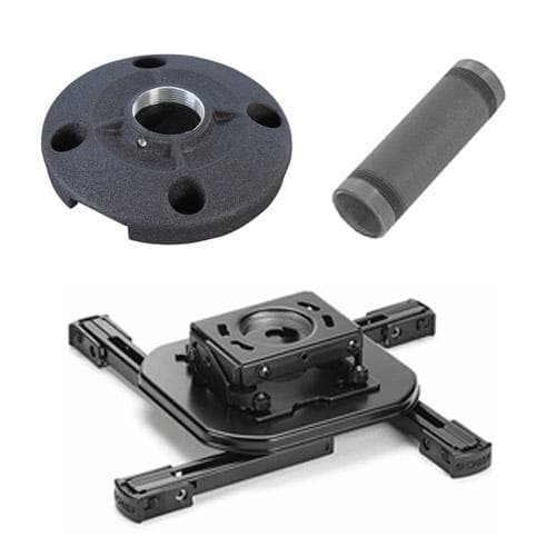 CHIEF MFG - KITAD003B | Projector mount kit | Fixed 76mm | Ceiling | Max 11.3kg | Black