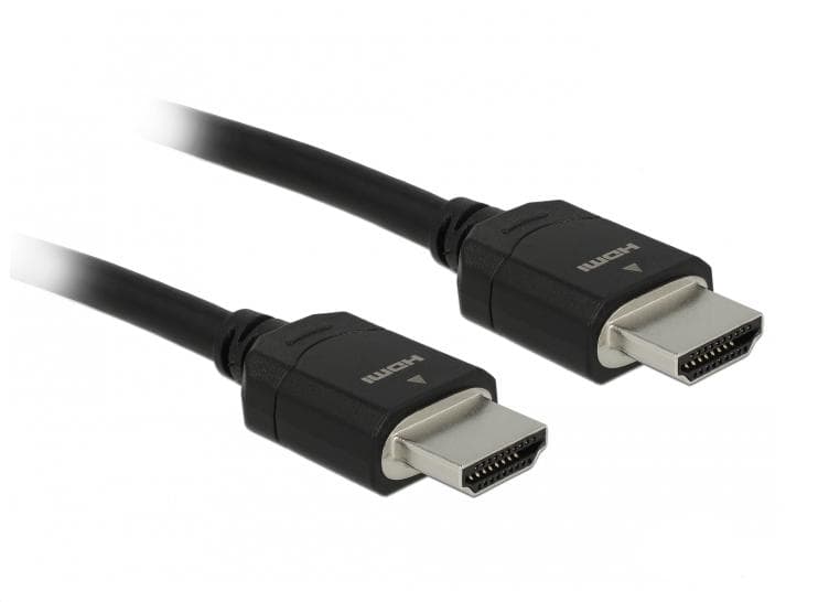 DELOCK - HDMI med Ethernet-kabel 3m Sort