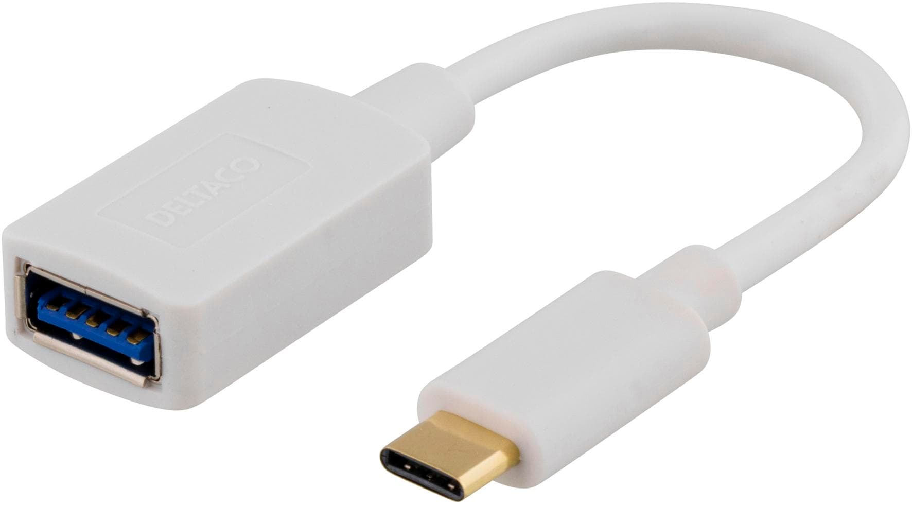 DELTACO - Adapter USB-C 3.1 G1 - USB-A