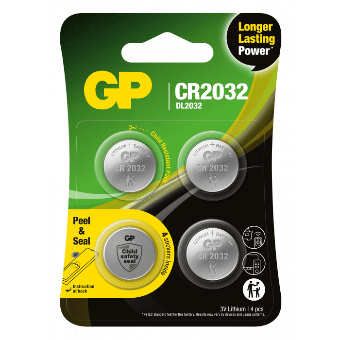 Batterier GP CR2032