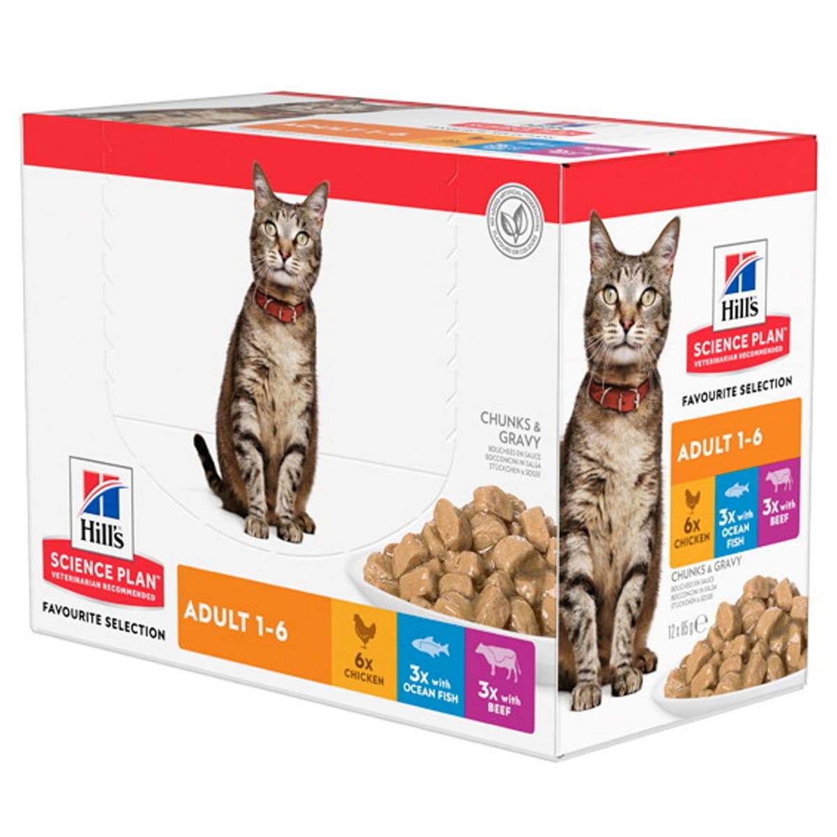 HILL'S Feline Adult Favourite selection