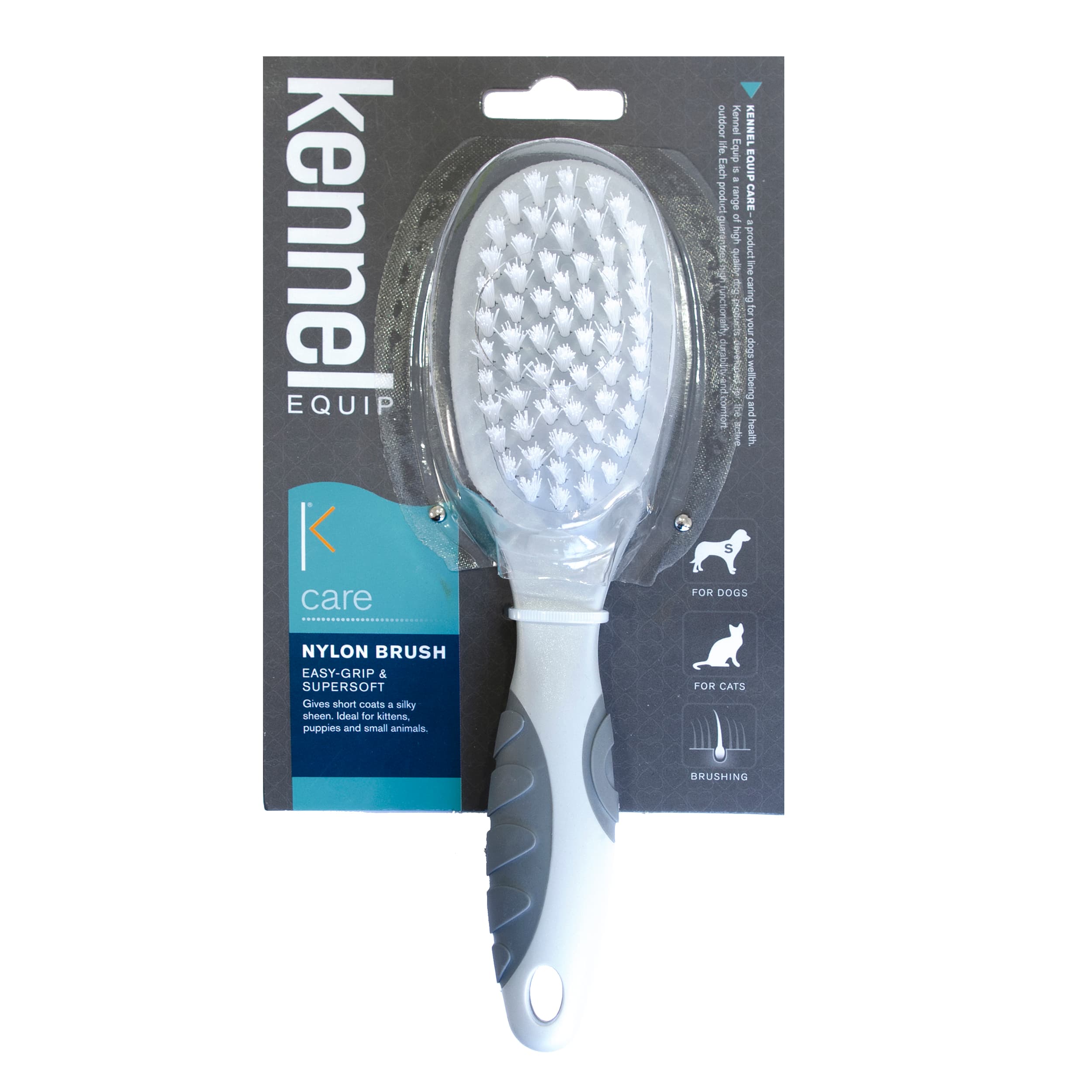 Kennel Equip Care Supersoft nylon brush S 20,5cm