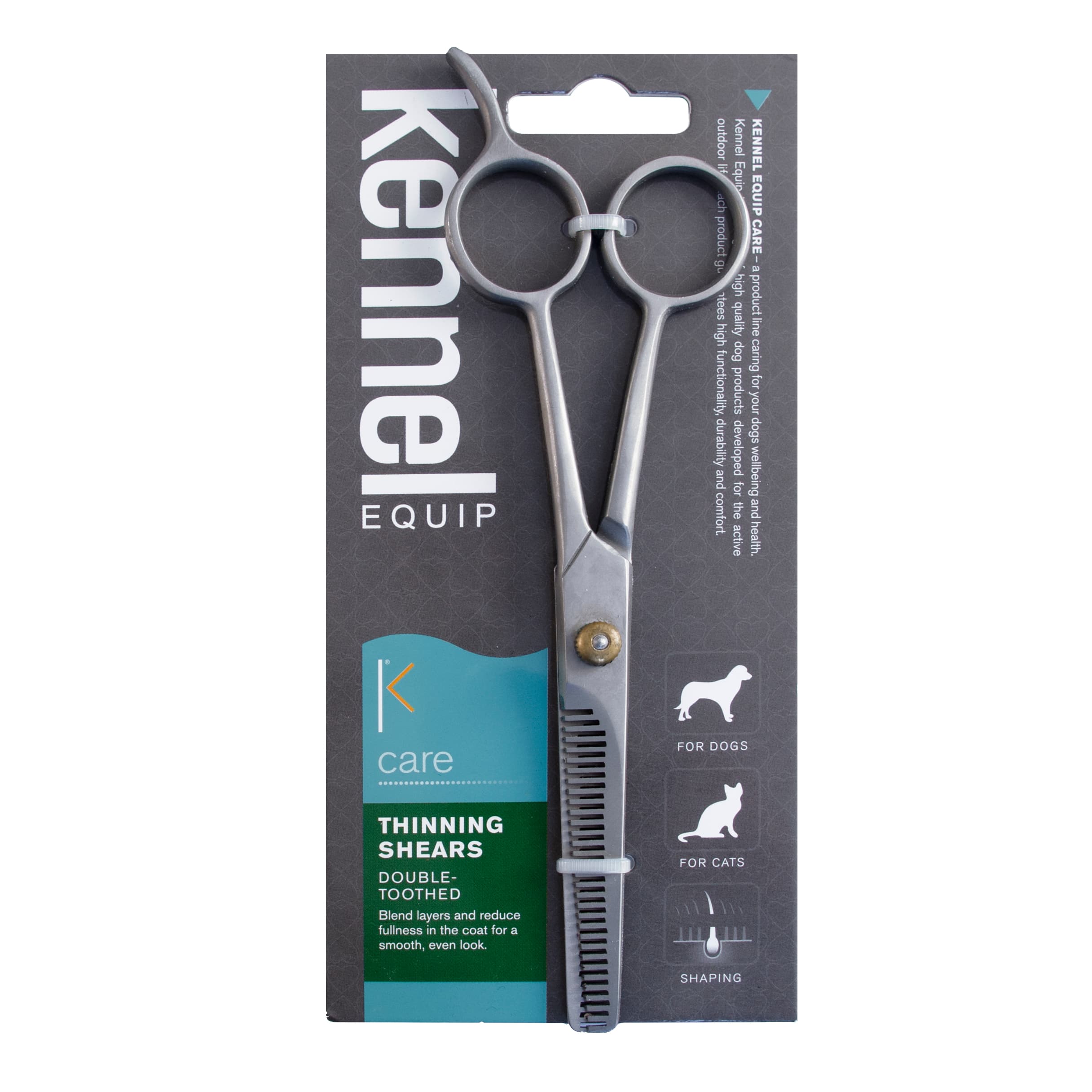 Kennel Equip Care Double-toothed thinning shears 17,5cm