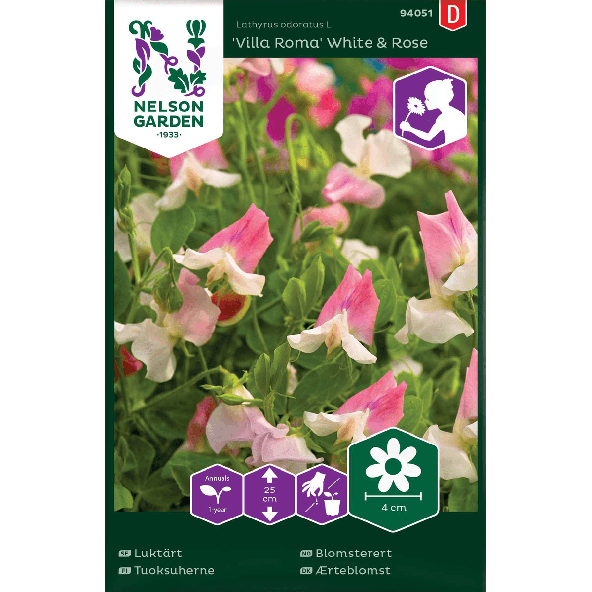 Blomsterert 'Villa Roma' White & Rose