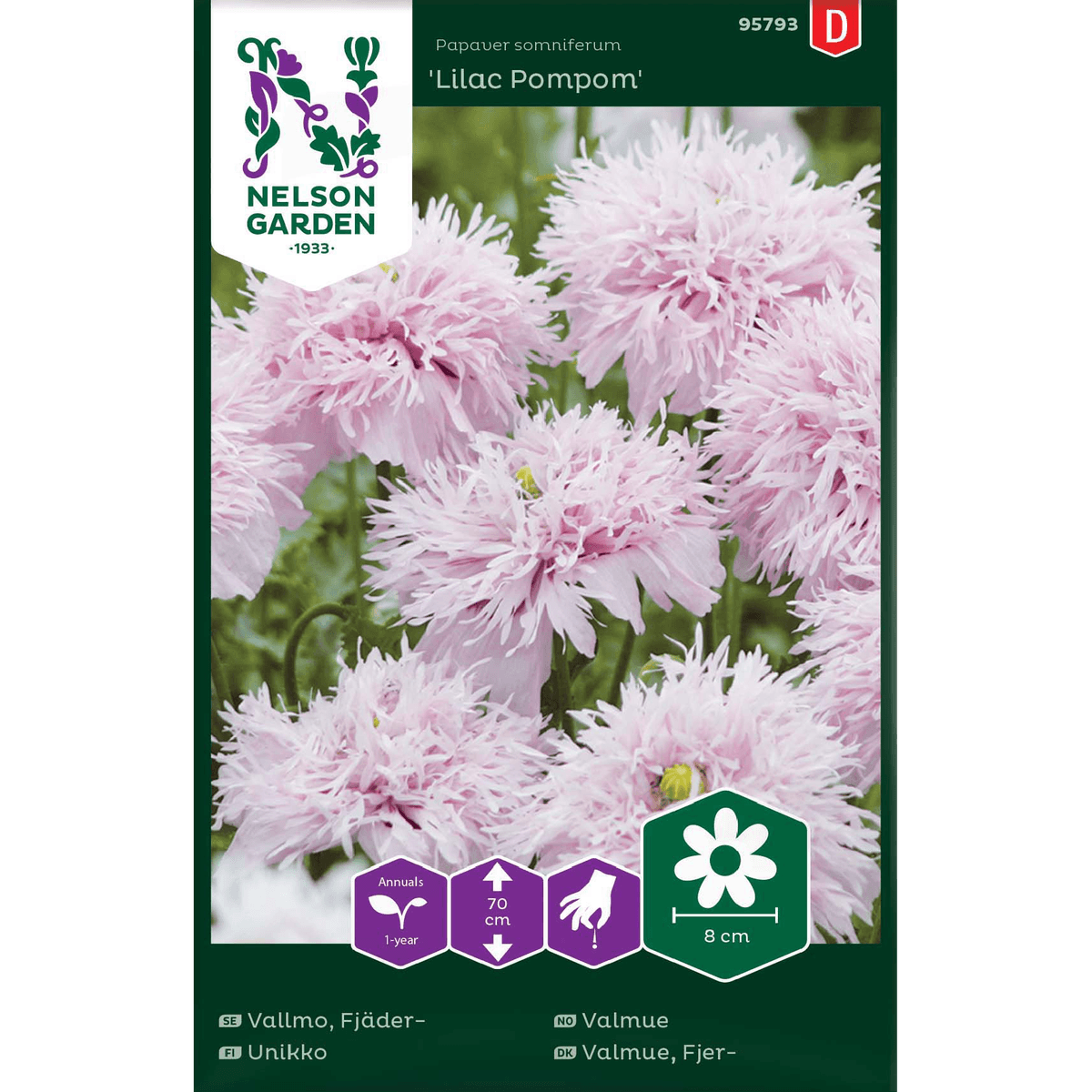 Valmue 'Lilac Pompom'
