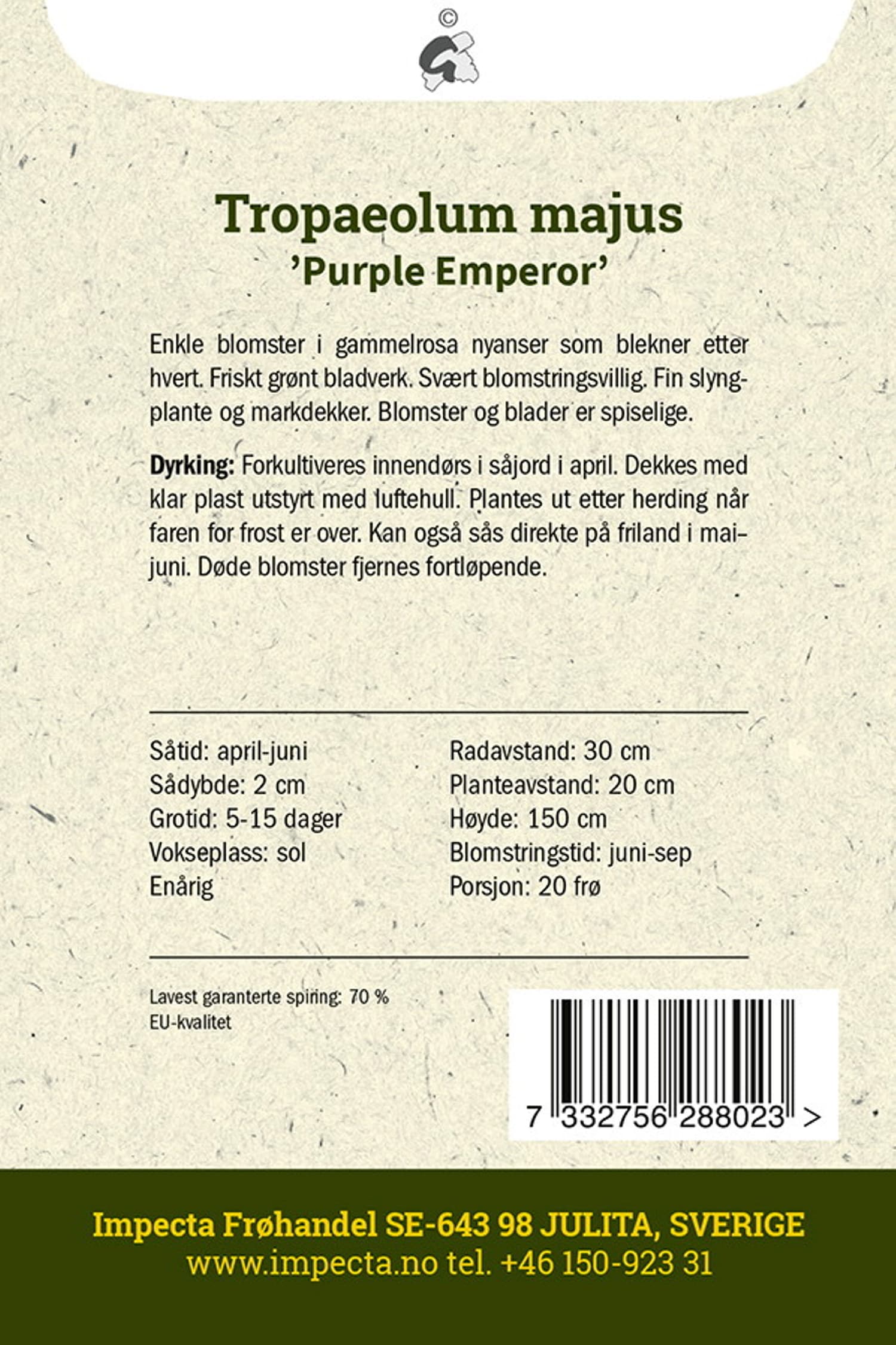 Blomkarse 'Purple Emperor'