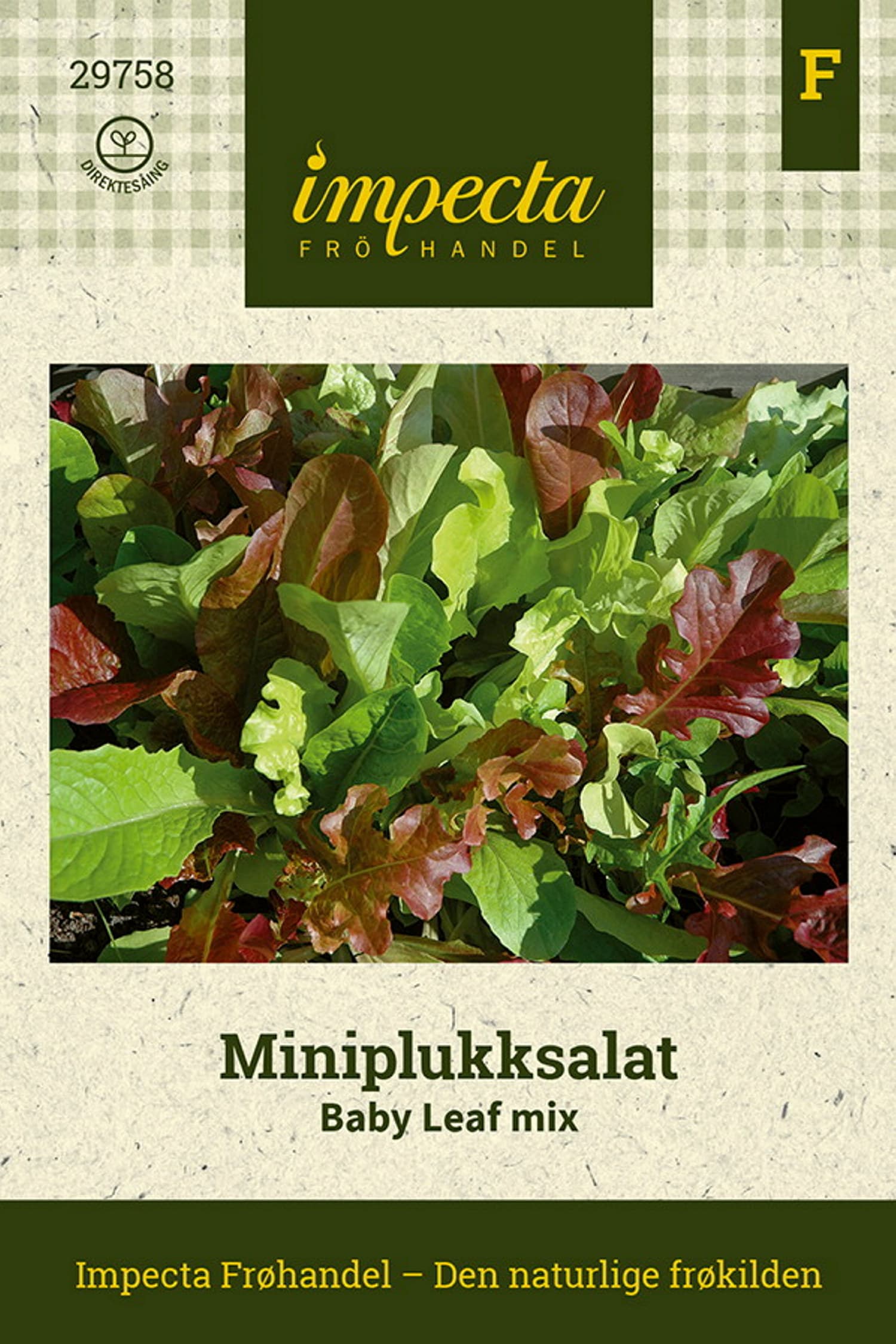 Miniplukksalat Baby Leaf mix