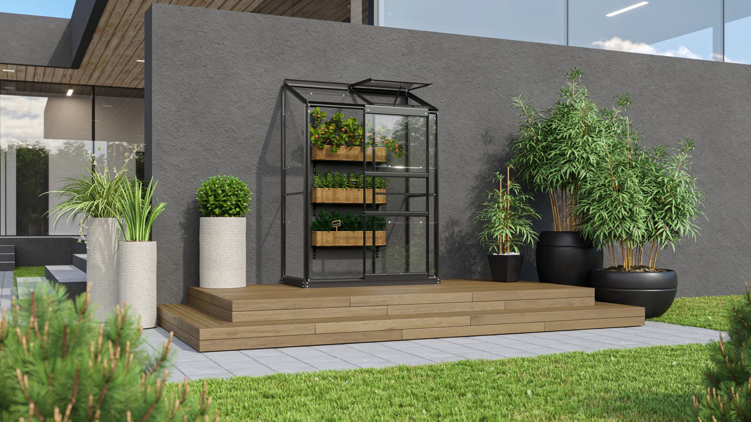 Drivhus Ida 900 Glass