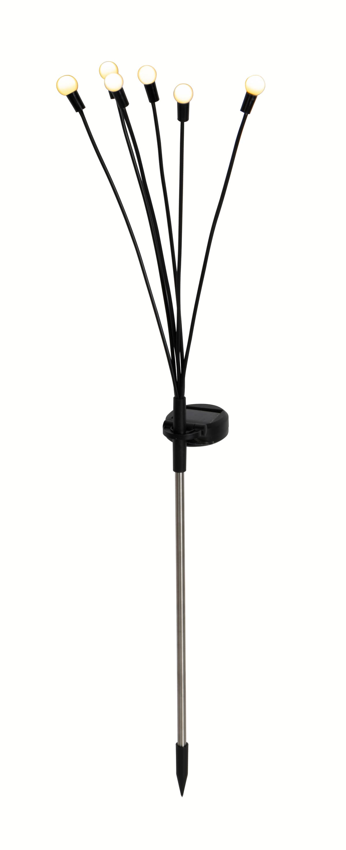 Solcellelampe Ildflue på spyd