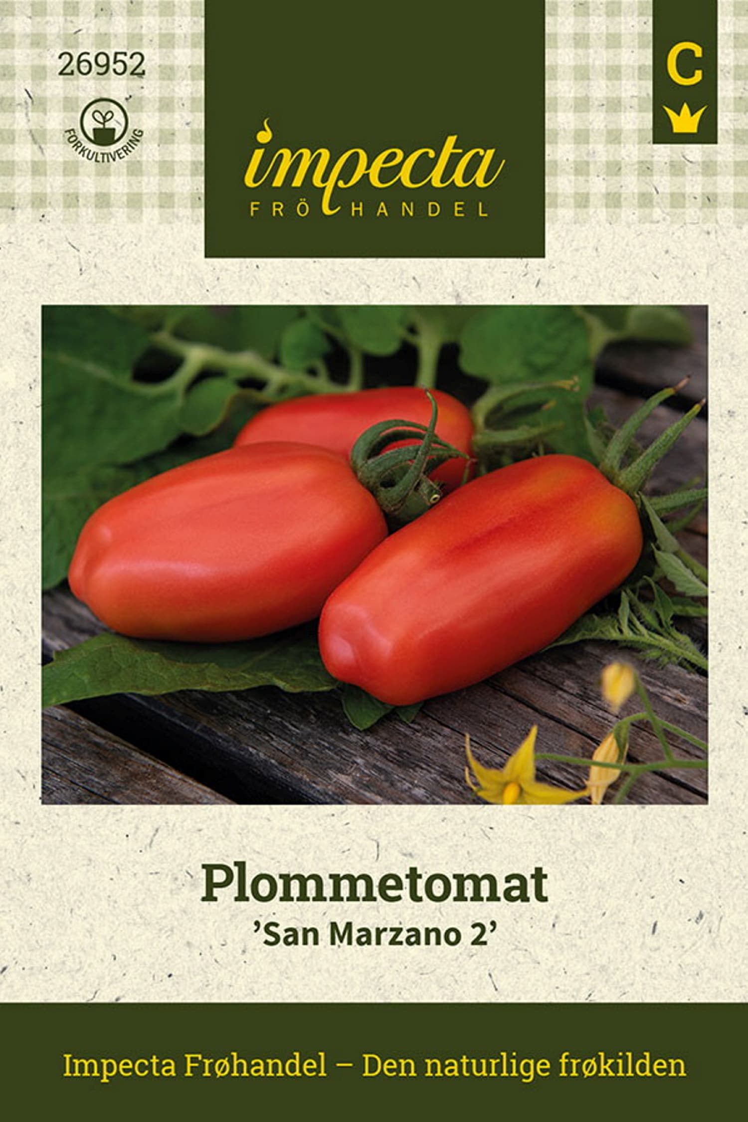 Plommetomat 'S. Marzano 2'