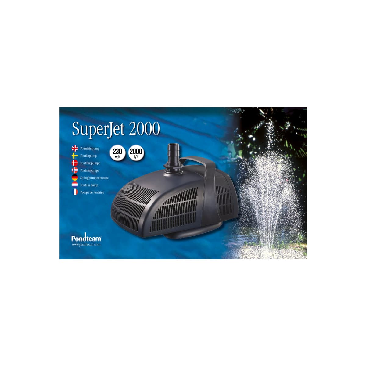 Fontenepumpe Superjet 2000