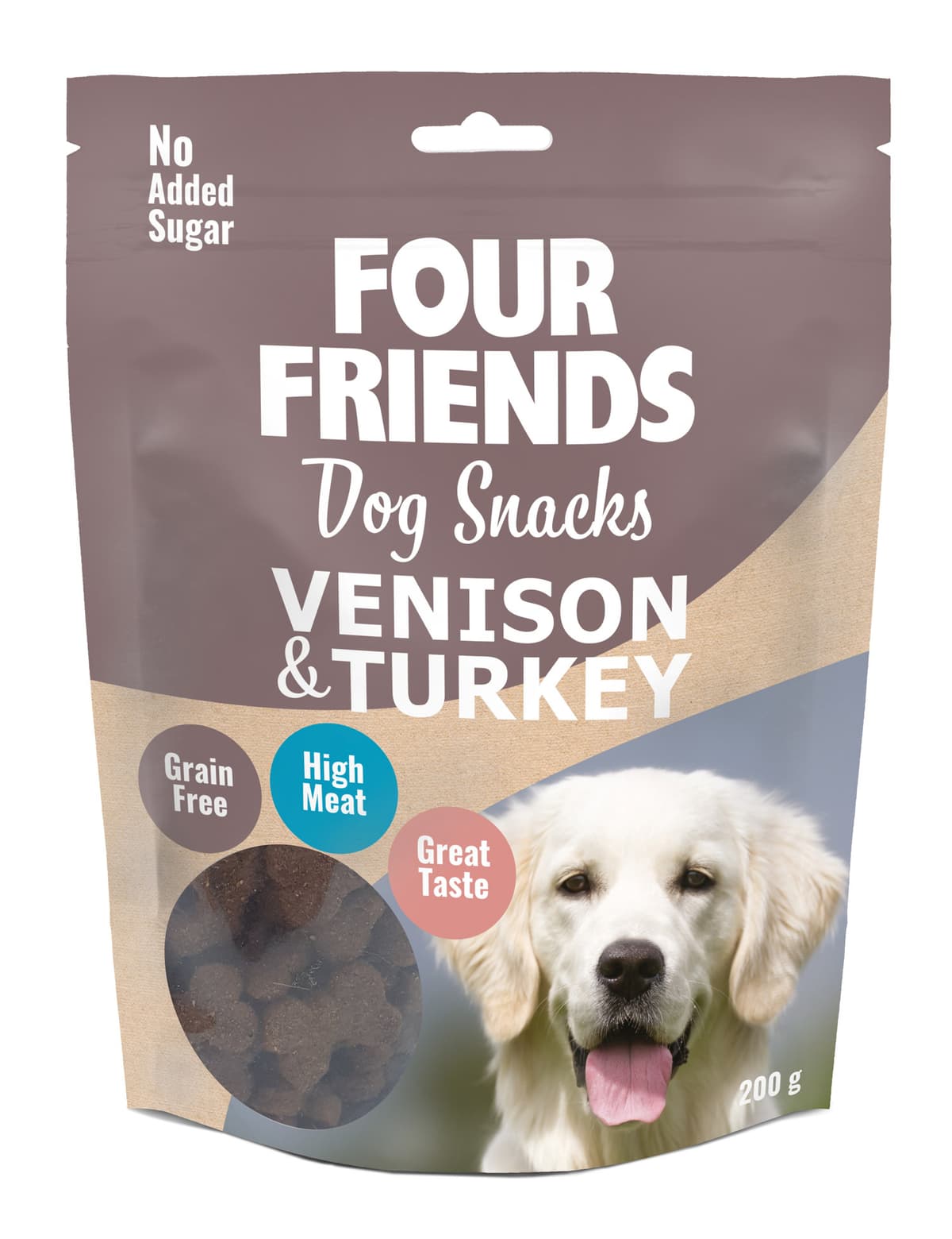 Hundegodteri hjort og kalkun