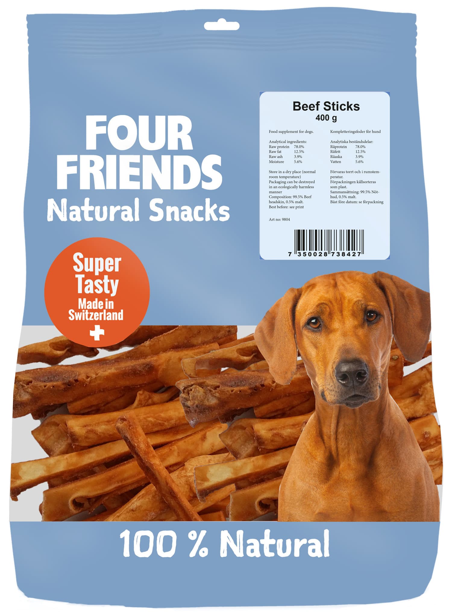 Hundegodteri Natural kusticks FourFriends