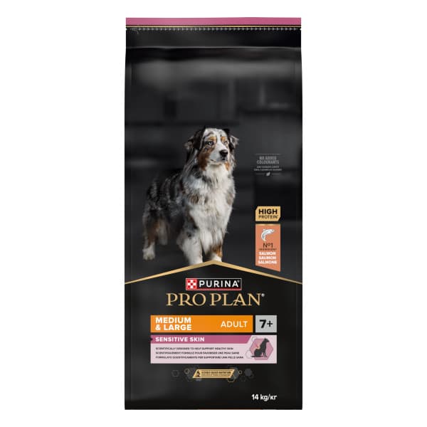PRO PLAN® Medium&Large Adult 7+  - Sensitive Skin 14kg