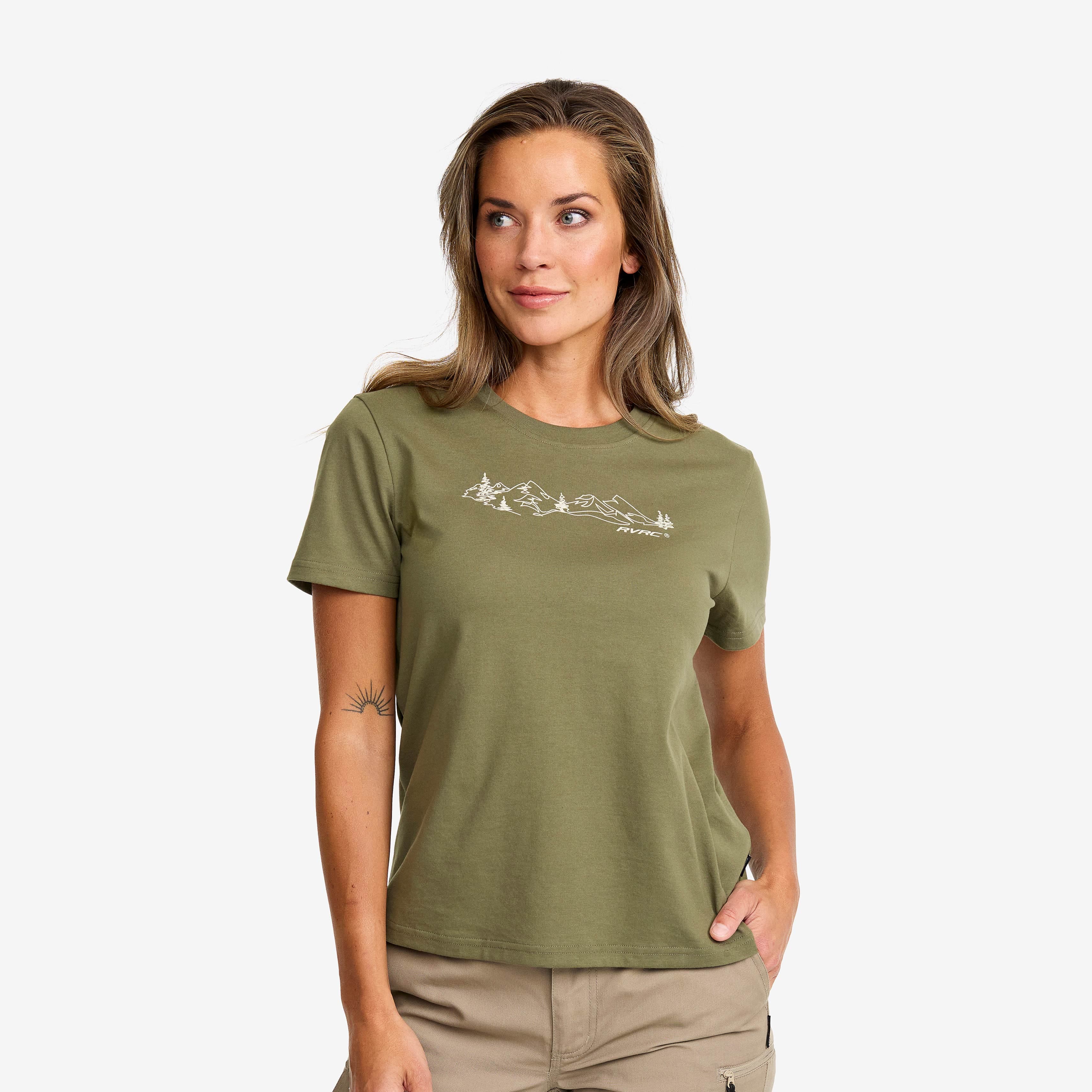 Easy Graphic Forest Lines T-shirt