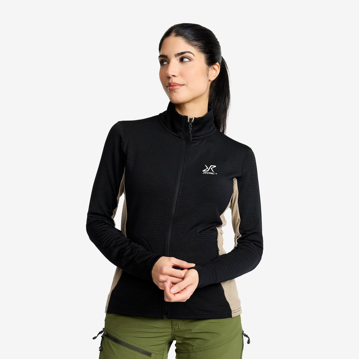 Waffle Full-zip Fleece