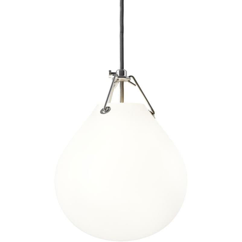 Moser Pendel Ø185 Matt hvitt opalt glass