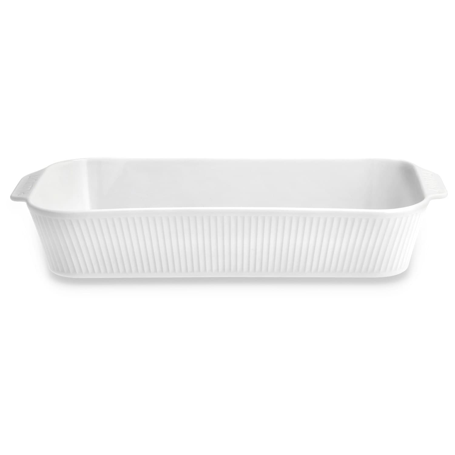 FAT DYPT PLISSÉ 35X19X6CM HVIT