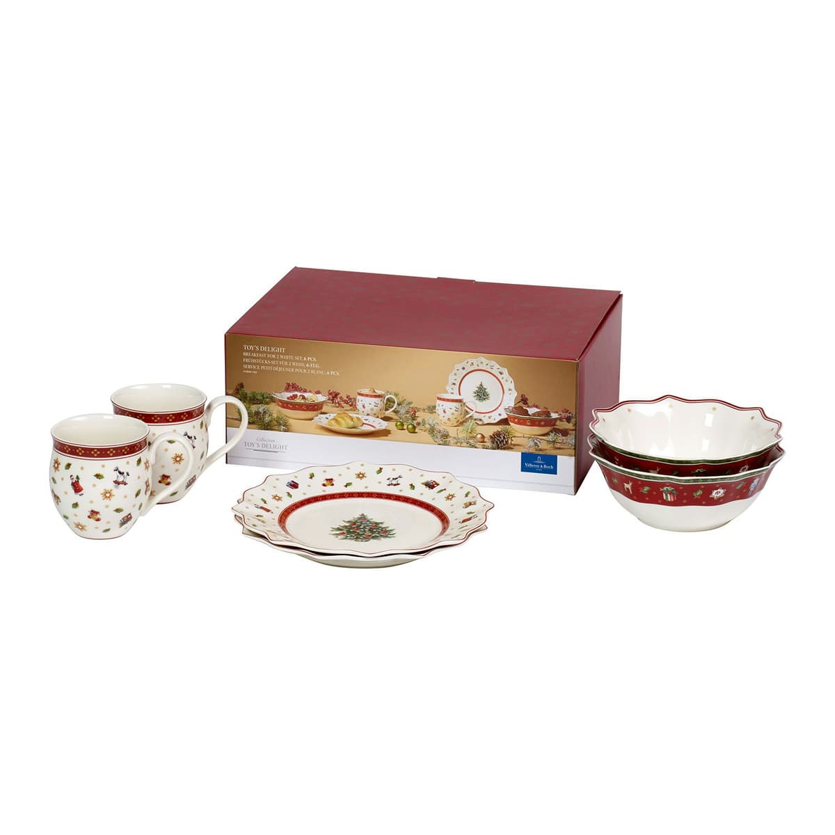 Toy's Delight Frokostsett 6-pk