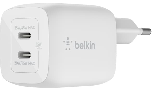 Belkin 45W Dual USB-C lader