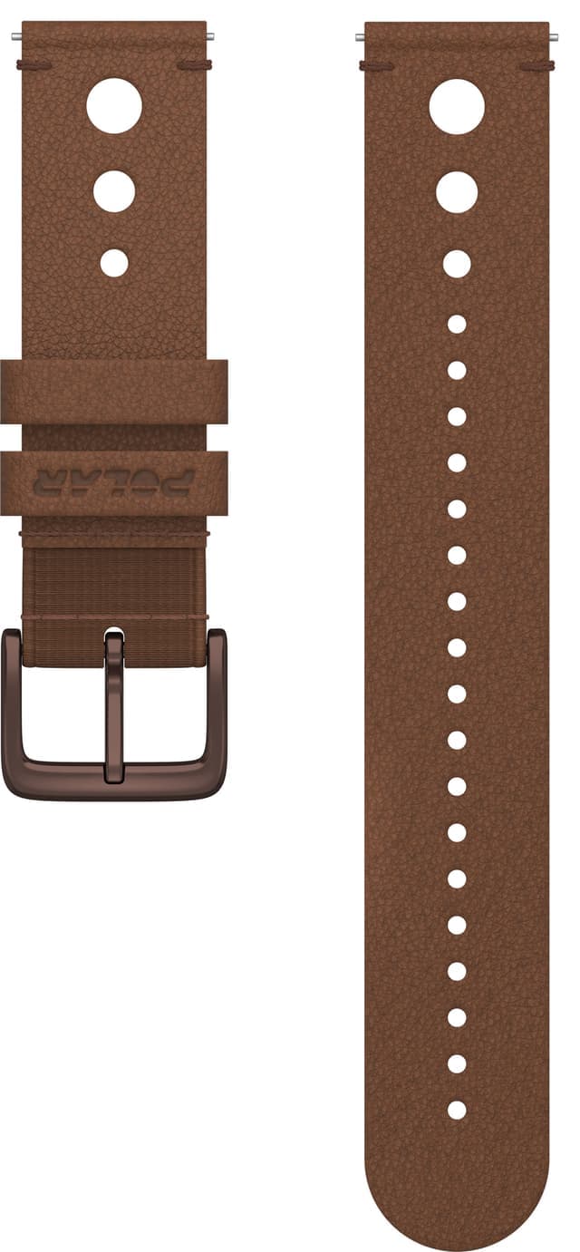 Polar skinnreim 20mm (brun)