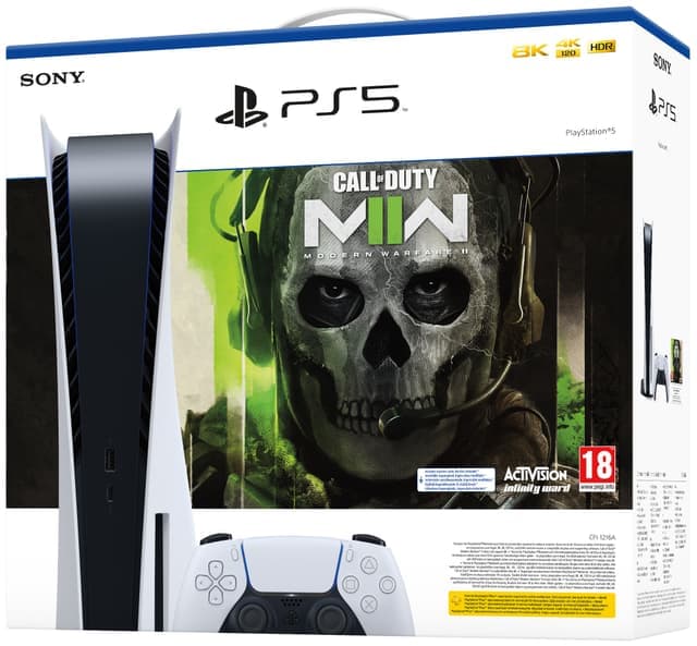 PlayStation 5 + COD MW2 pakke