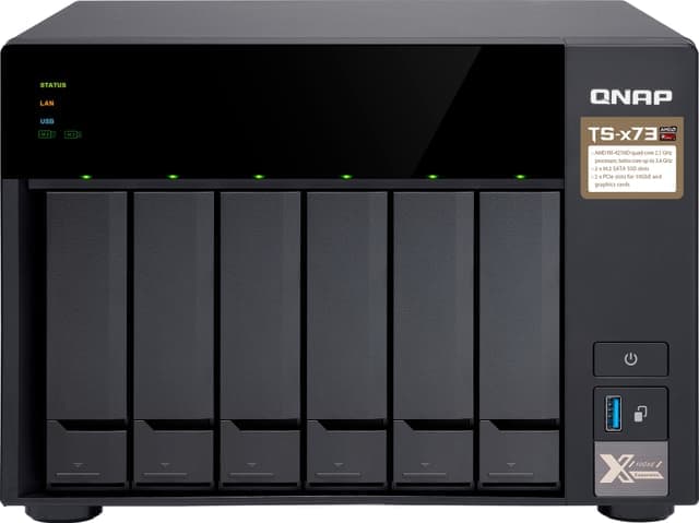Qnap TS673-4G NAS-tårn