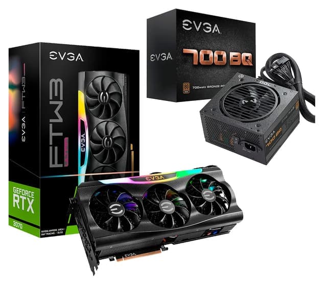 EVGA RTX 3070 FTW3 + 700WB BU