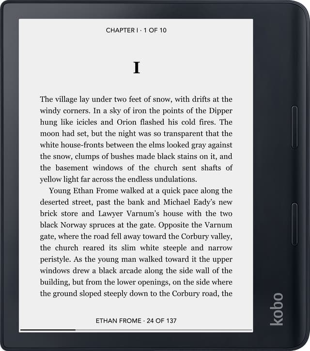 Kobo Sage lesebrett (sort)