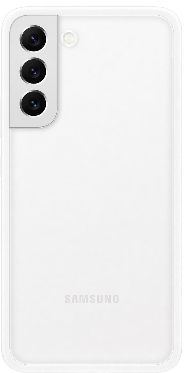 Samsung S22+ rammedeksel (hvit)