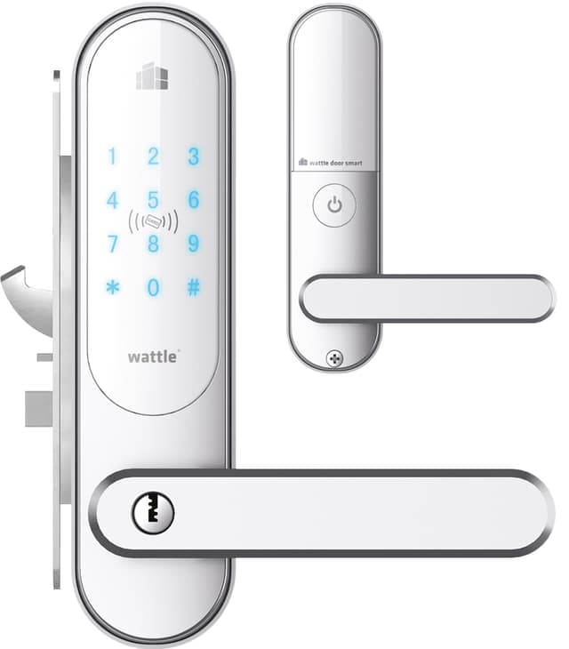 Wattle Dørlås Smart (hvit)