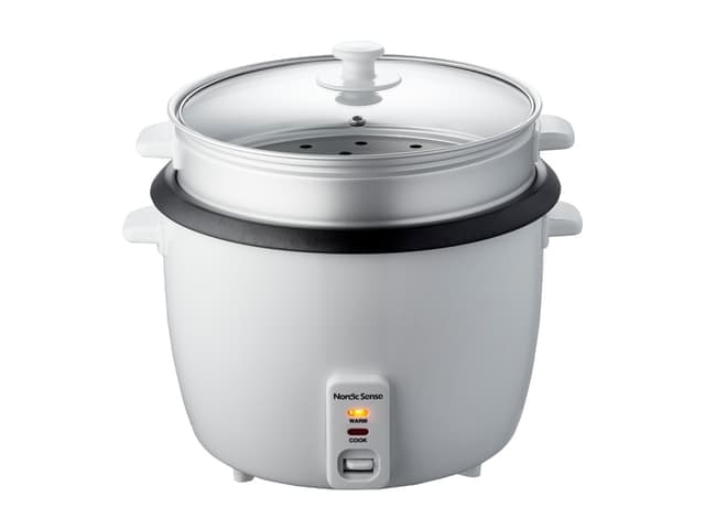 Riskoker 2,8l 1000 watt Hvit